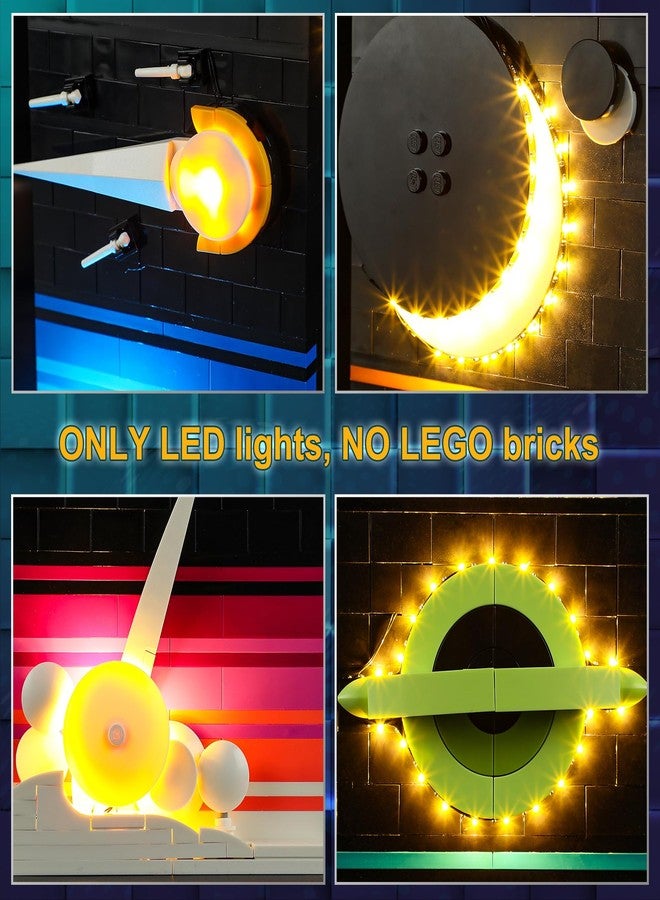 Vaodest مصباح LED من Vaodest لمجموعة Lego 21340 Tales of The Space Age، تصميم وتكوين متوافق مع الموديل 21340 (مصباح LED فقط، وليس مجموعة مكعبات البناء). - Image 5